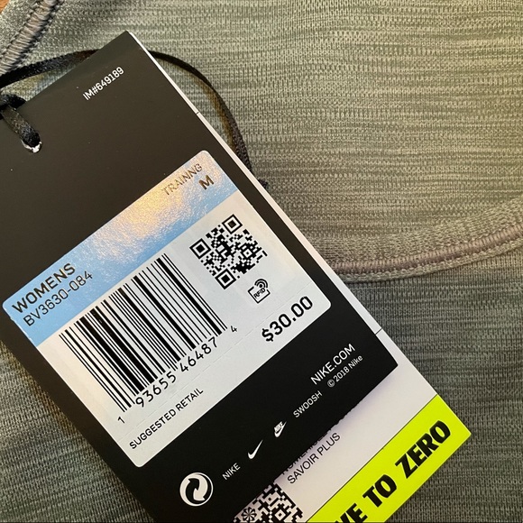 NIKE Dri-FIT Swoosh Non-Padded Sports Bra - SM/MED - Picture 2 of 14